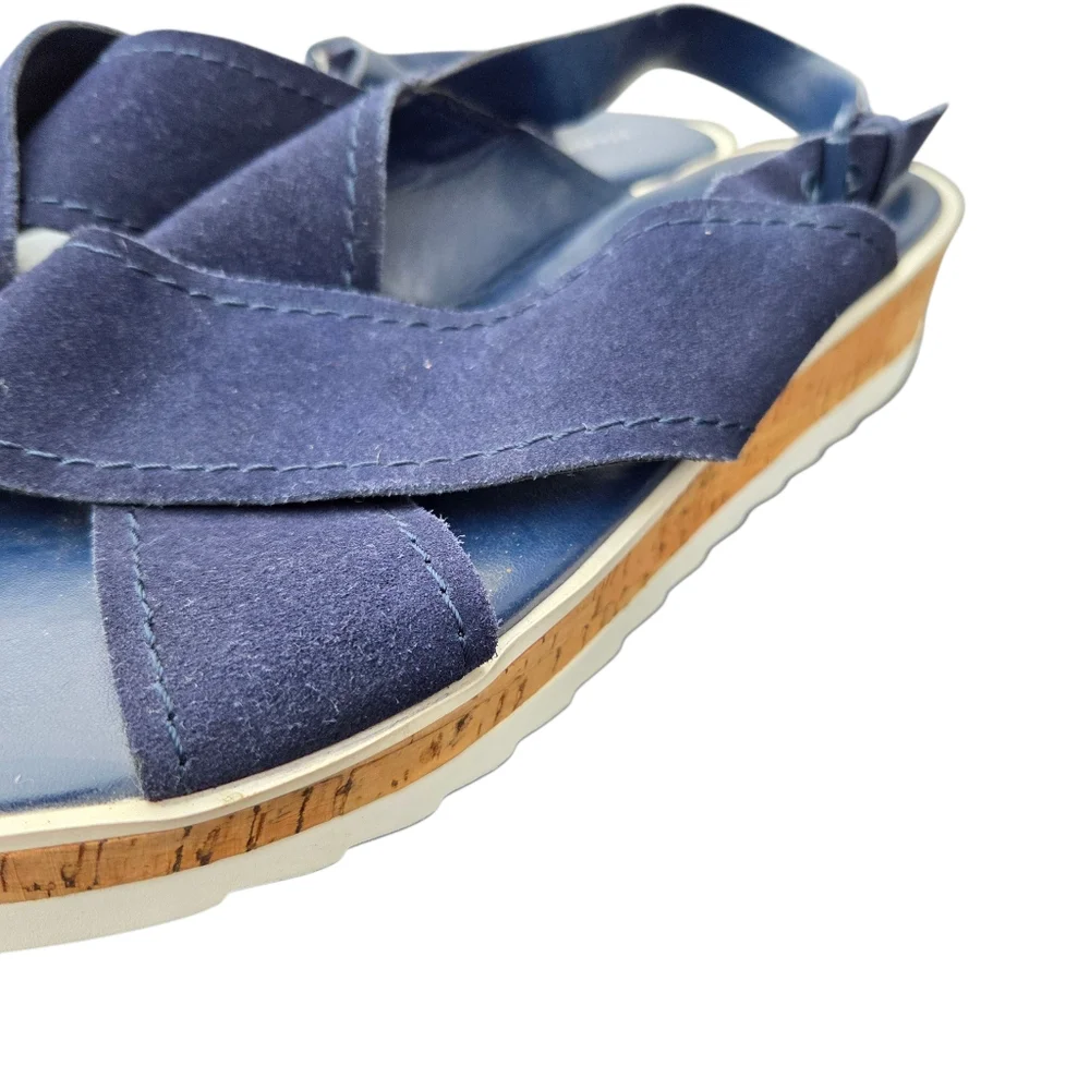 NWT-Marc Fisher Glitze Wedge Sport Sandal Size-9.5